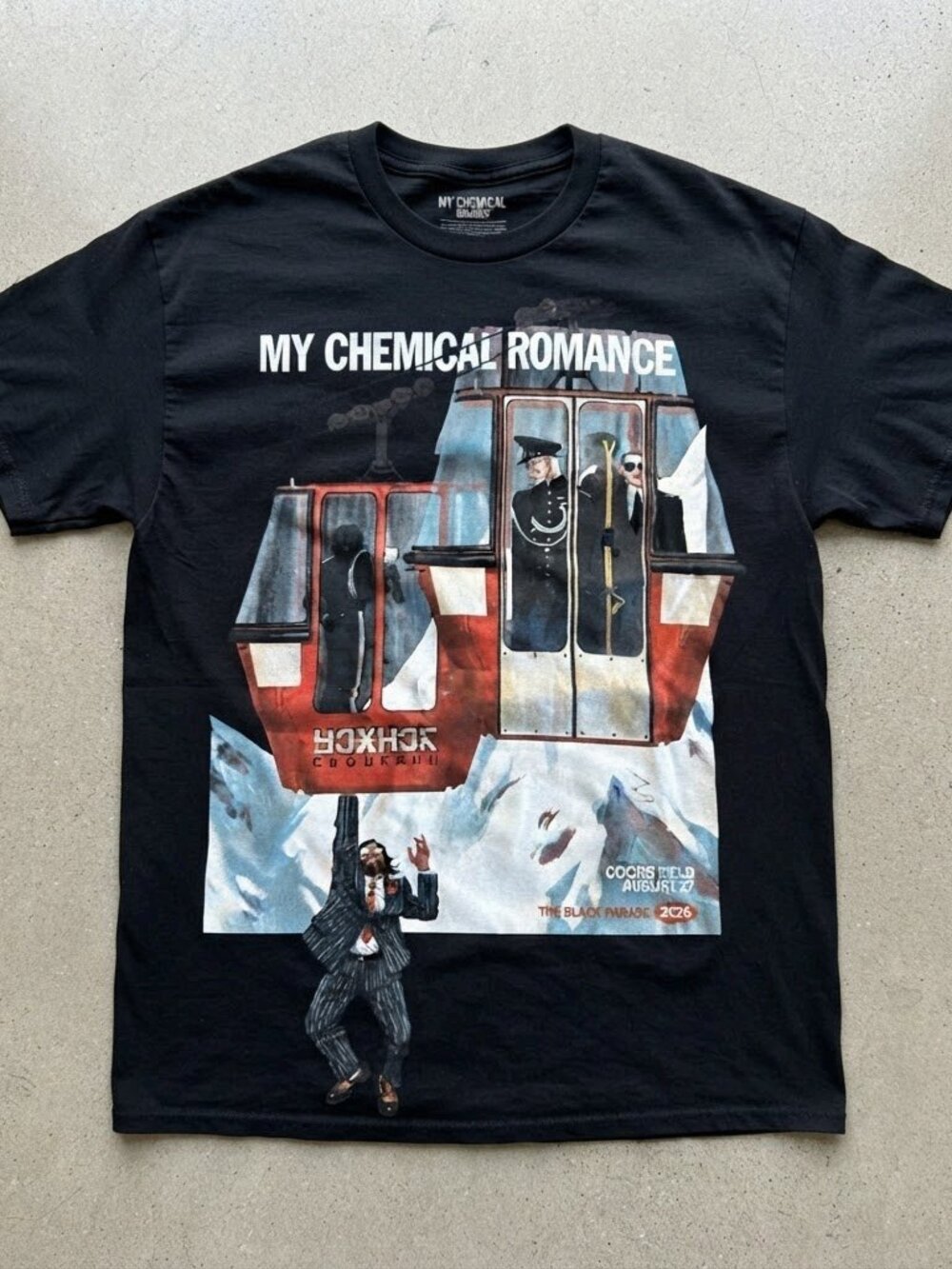 My Chemical Romance Denver CO Coors Field 2026 Black T-Shirt S-4XL